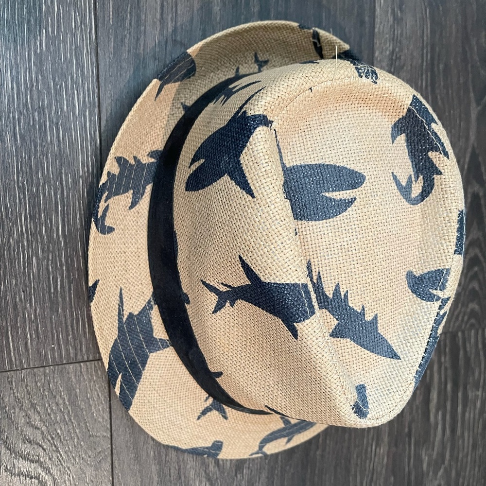 Toddler Boys Shark print Fedora